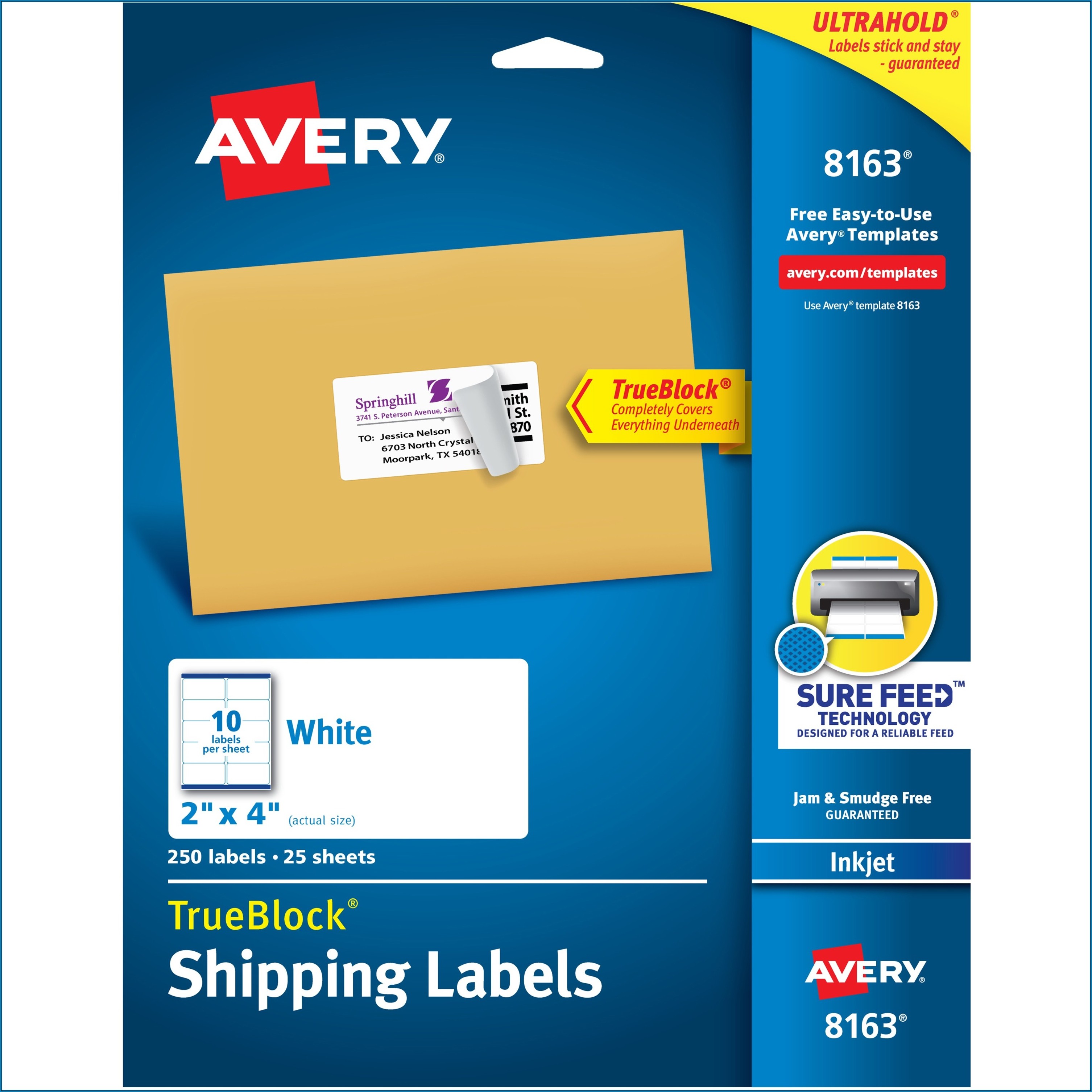 Templates For Avery Labels 5260