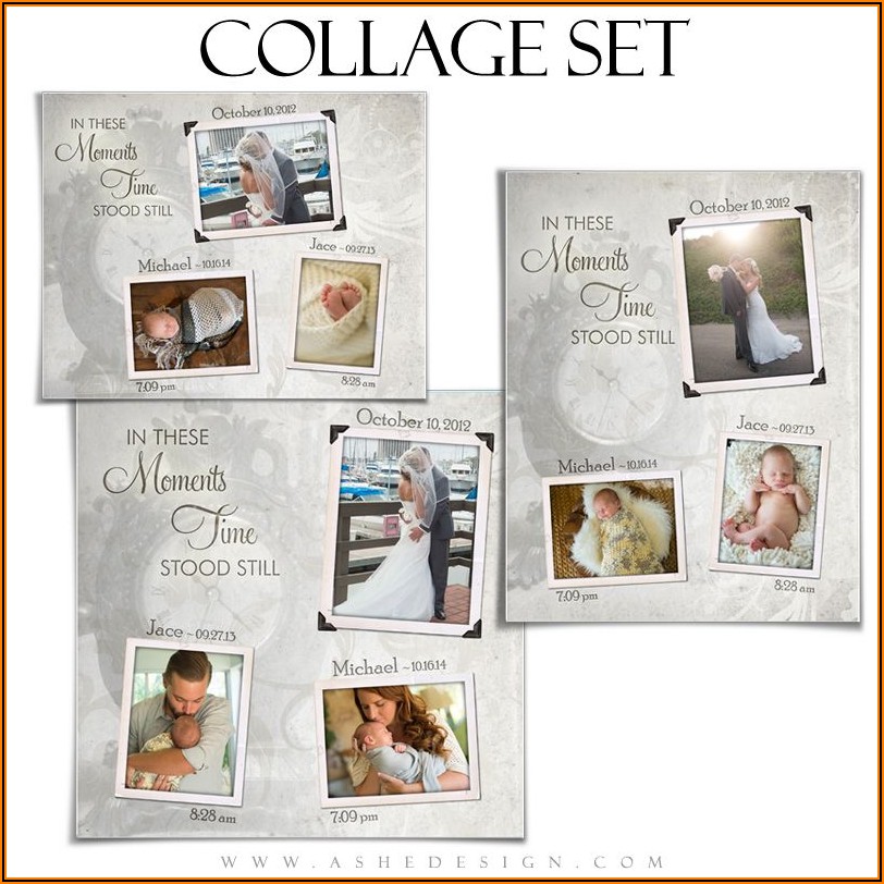 8x10 Collage Template Photoshop