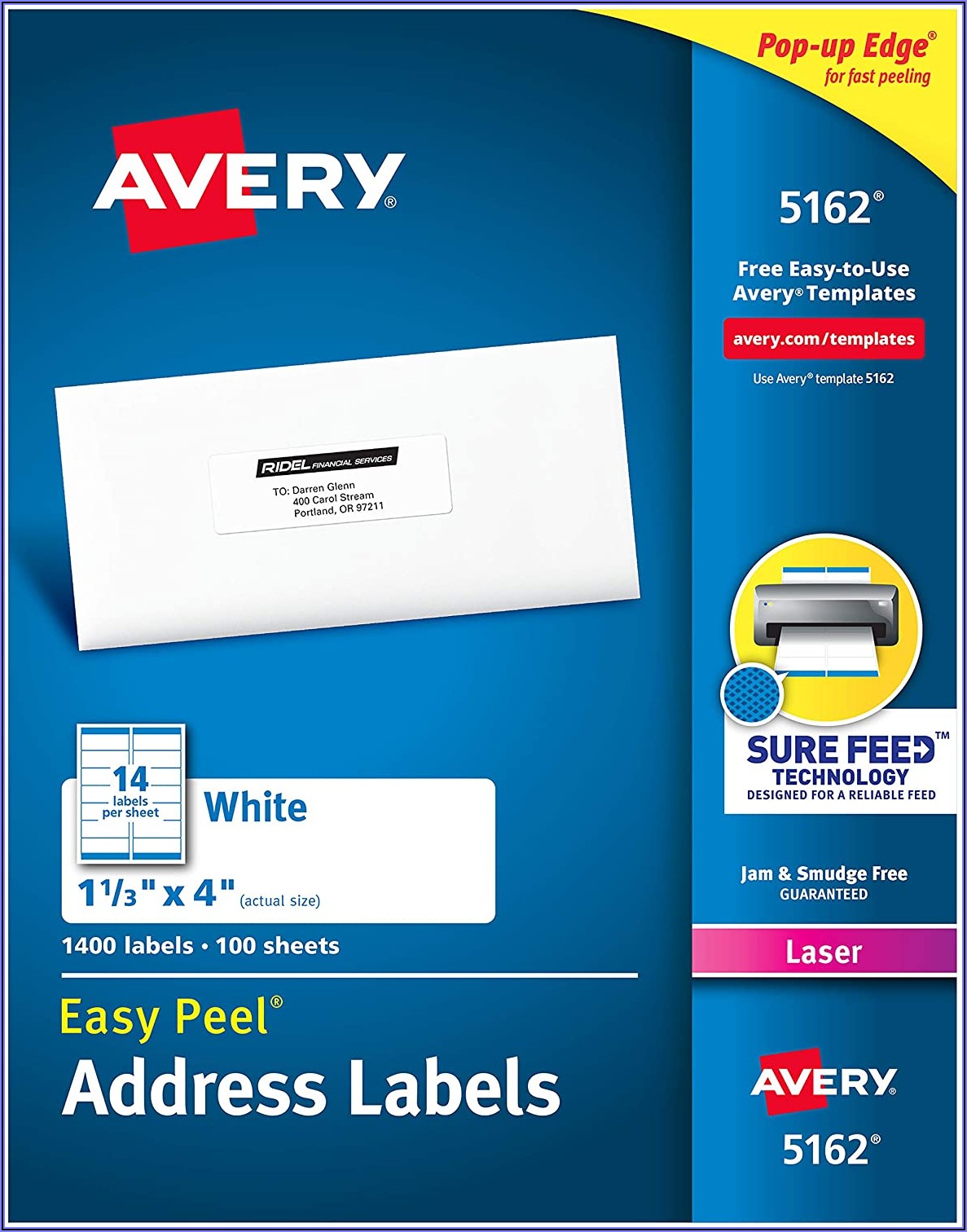 Avery Mailing Label Template 5162