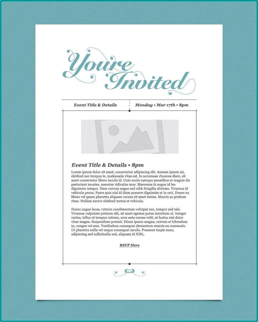 Dinner Invitation Email Template