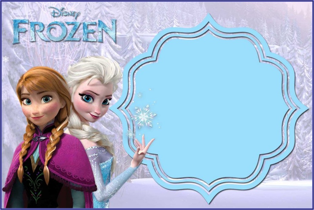 Downloadable Frozen 2 Invitation Template