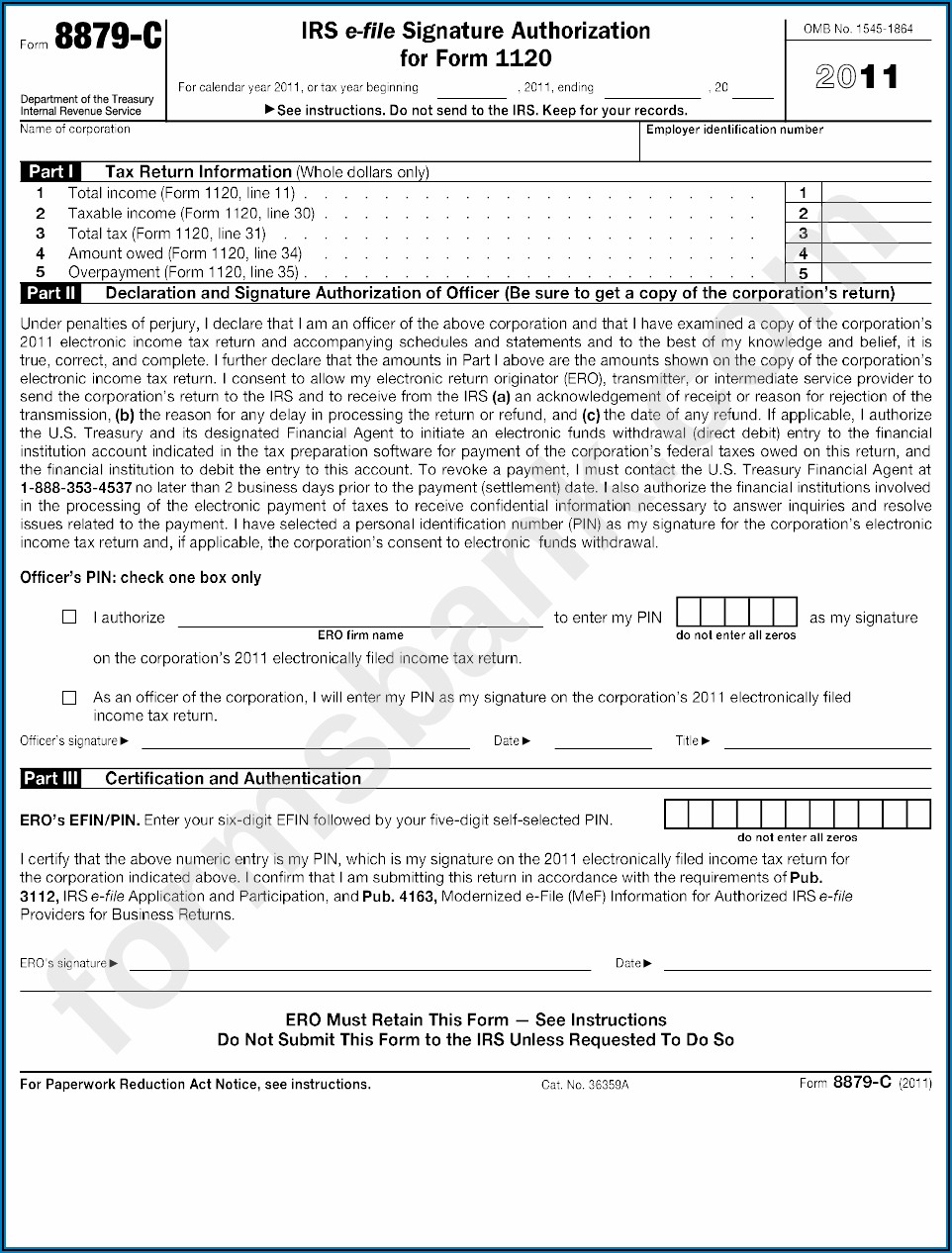 E File Signature Authorization Form