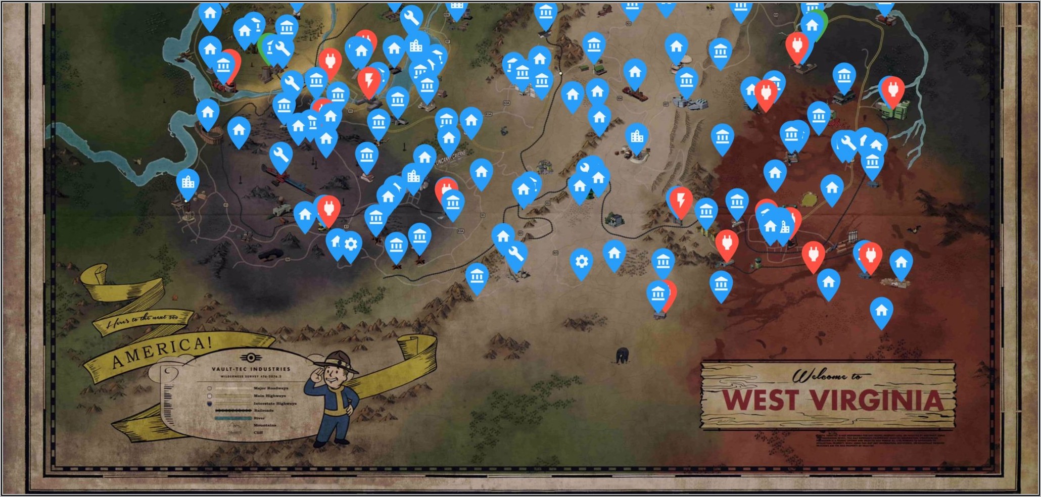 Fallout 76 Interactive Map