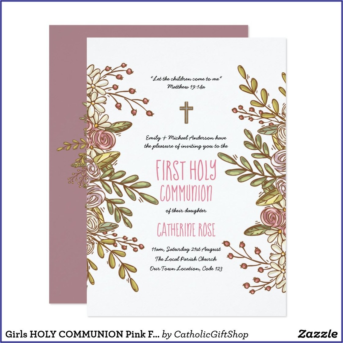 First Holy Communion Invitation Cards In Mumbai