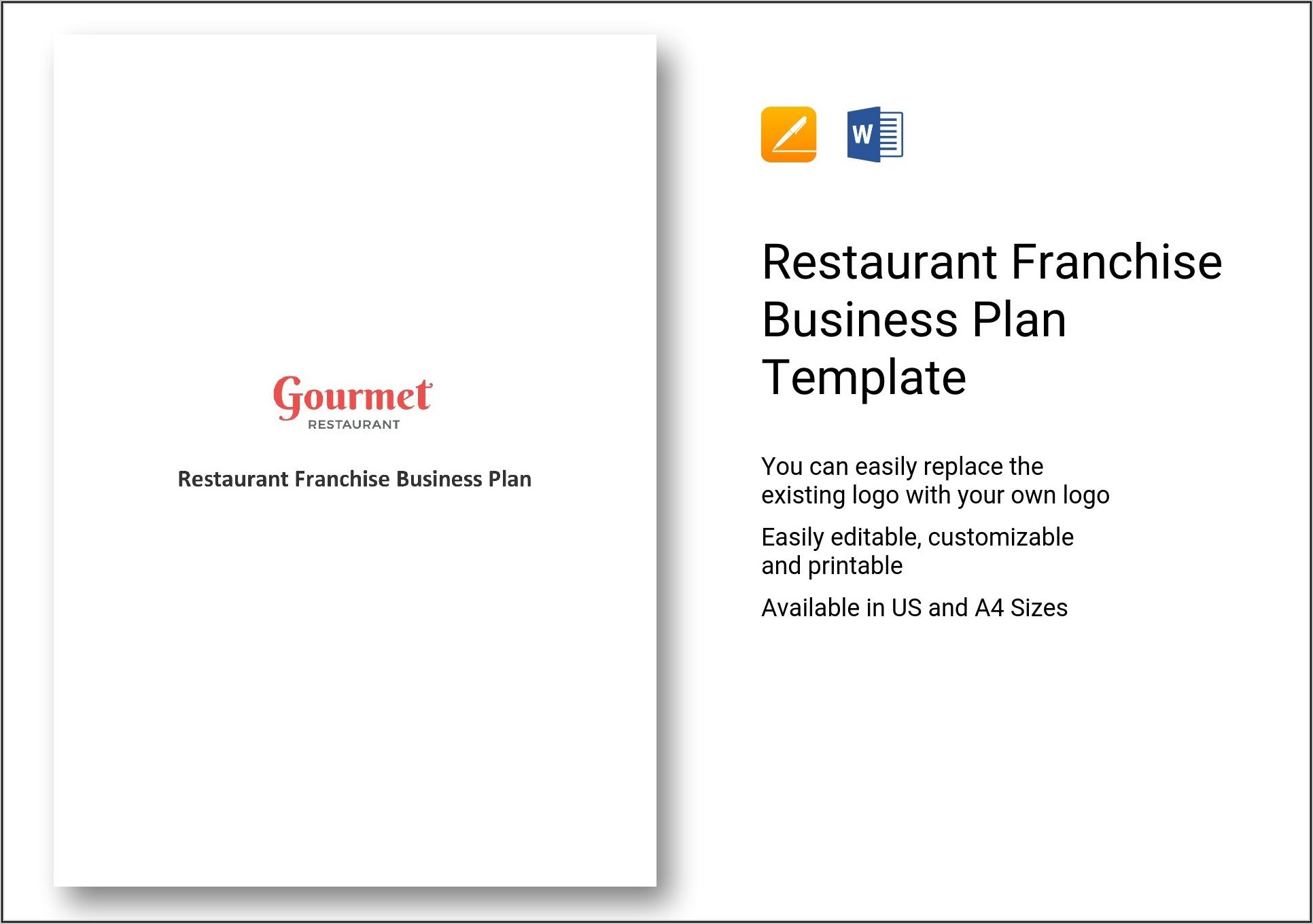 Franchise Restaurant Business Plan Template