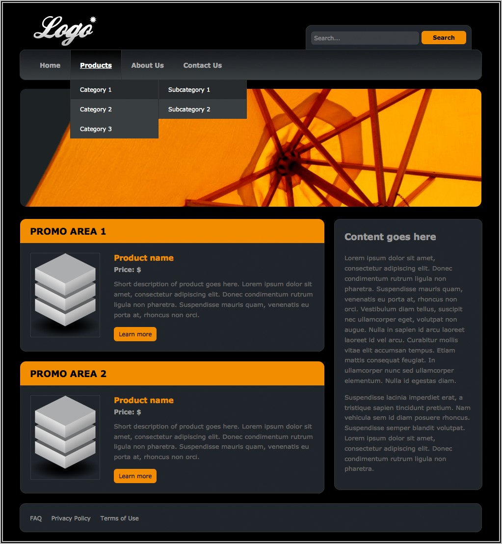 Free Dreamweaver Responsive Web Design Templates