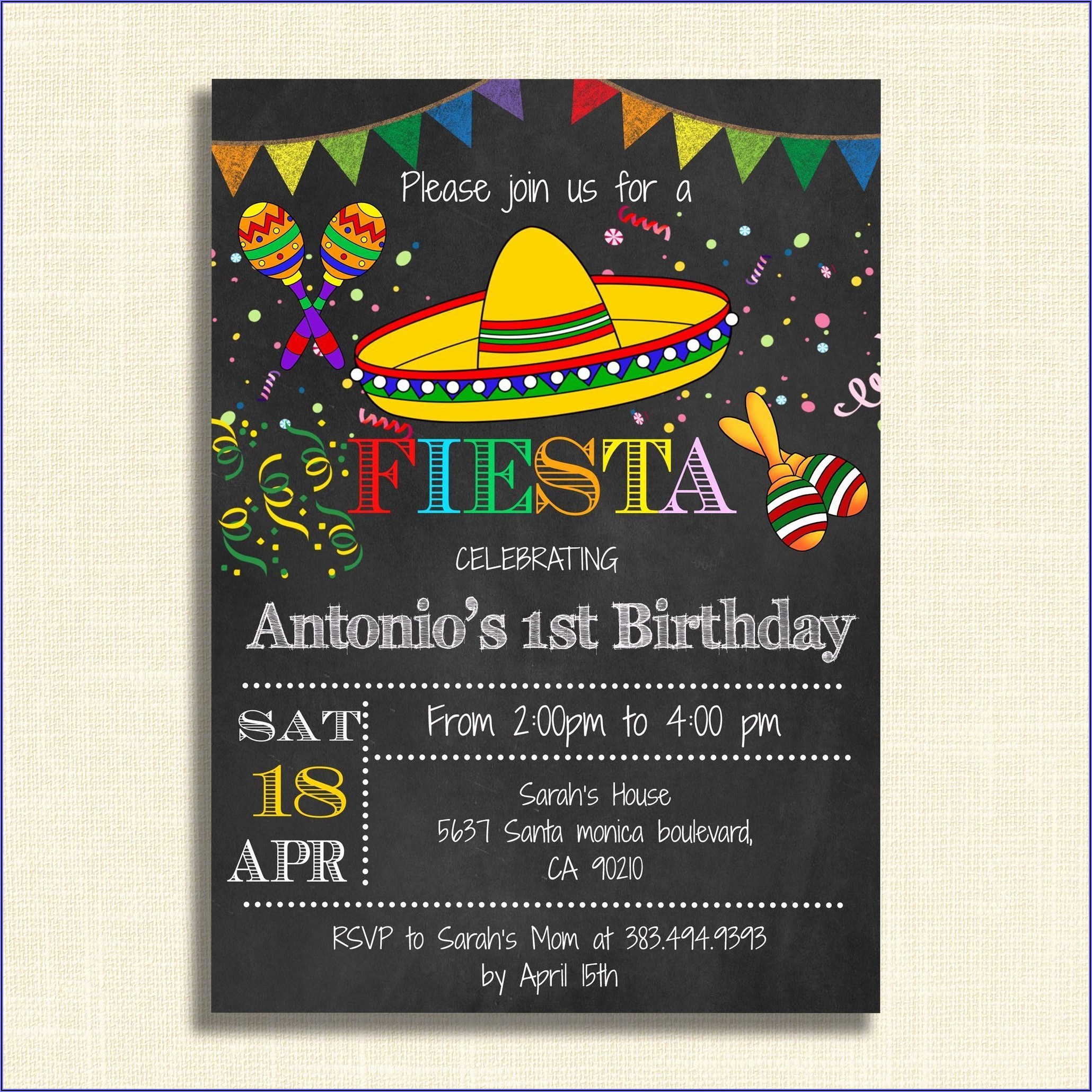 Free Printable Mexican Party Invitations