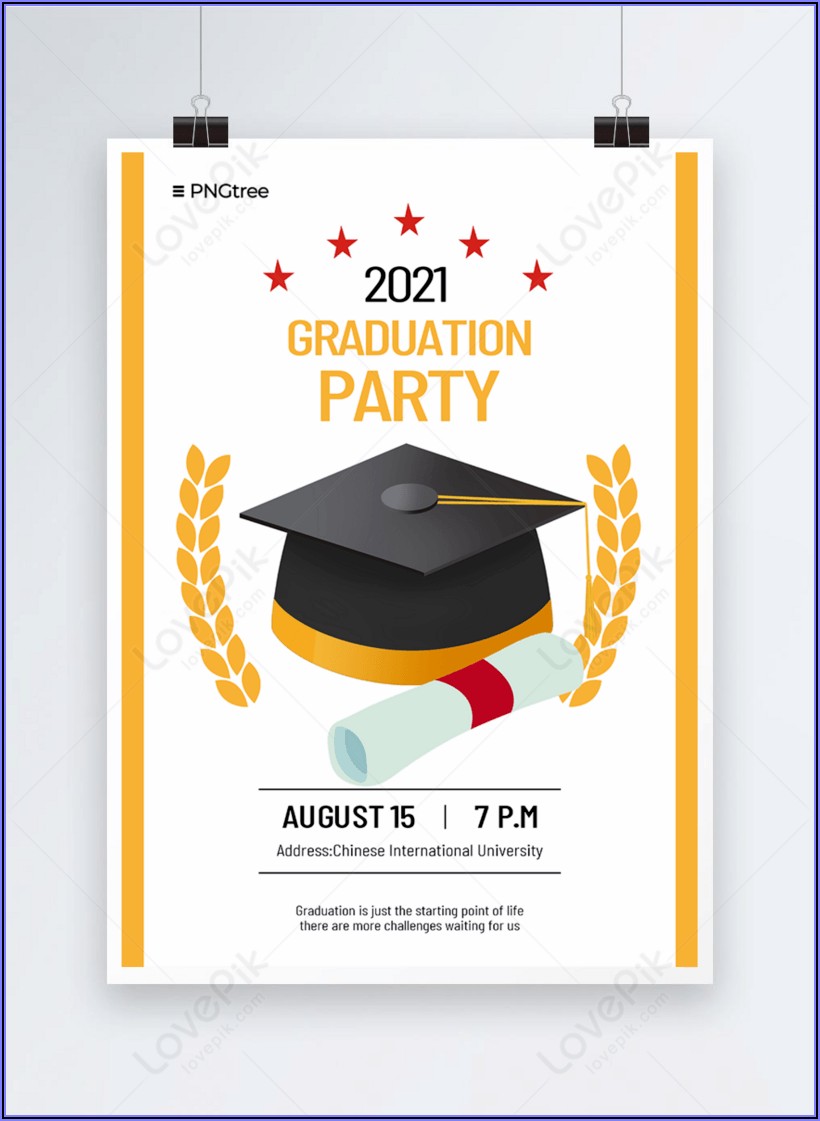 Free Template Graduation Invitation