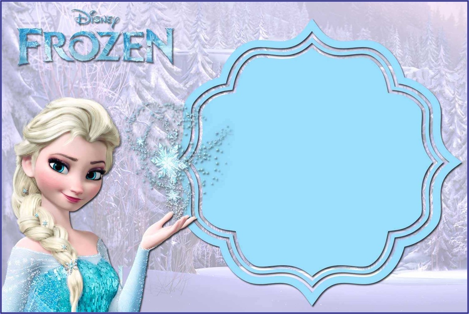 Frozen Party Invitation Template Download