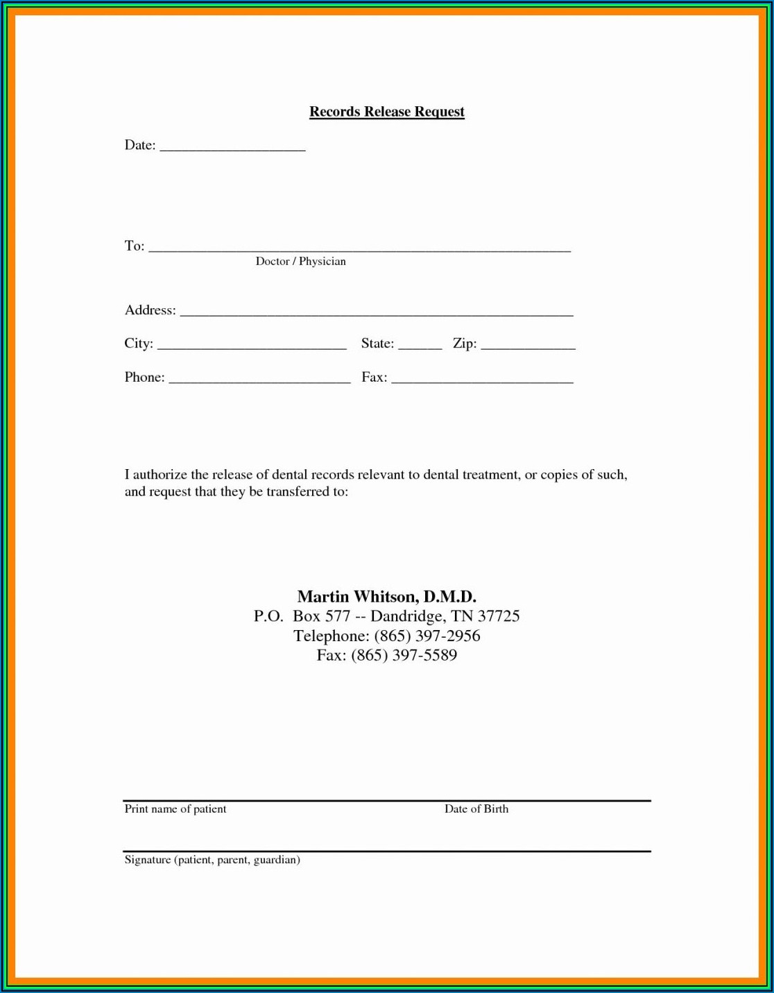 Hipaa Compliant Medical Authorization Form Online