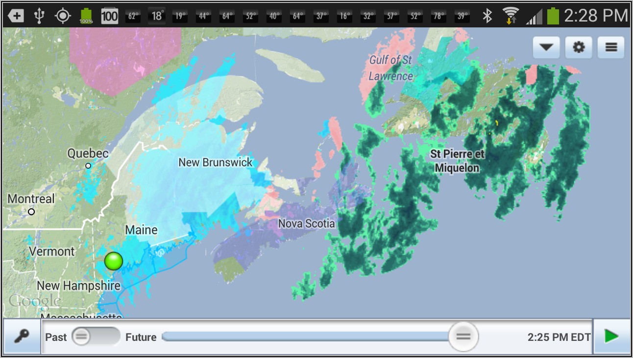 Intellicast National Radar Weather Map