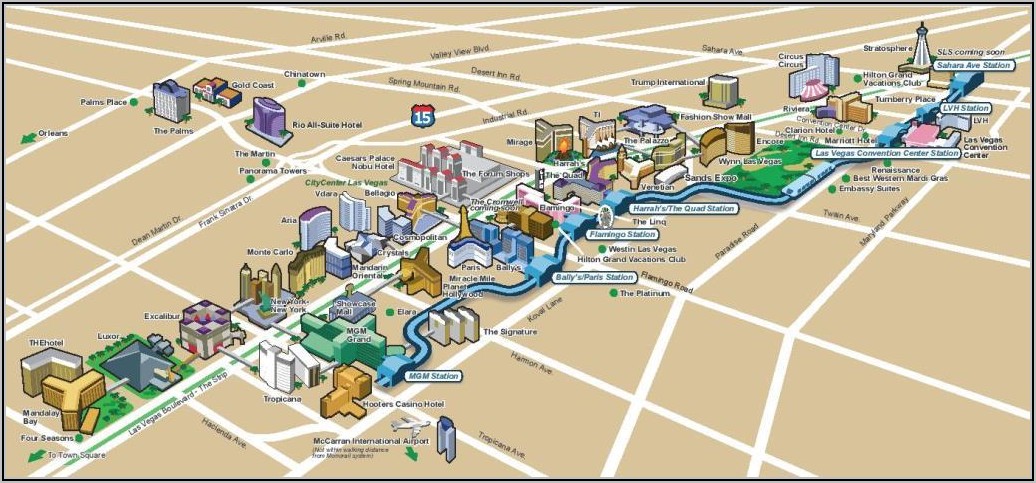 Monorail Las Vegas Map