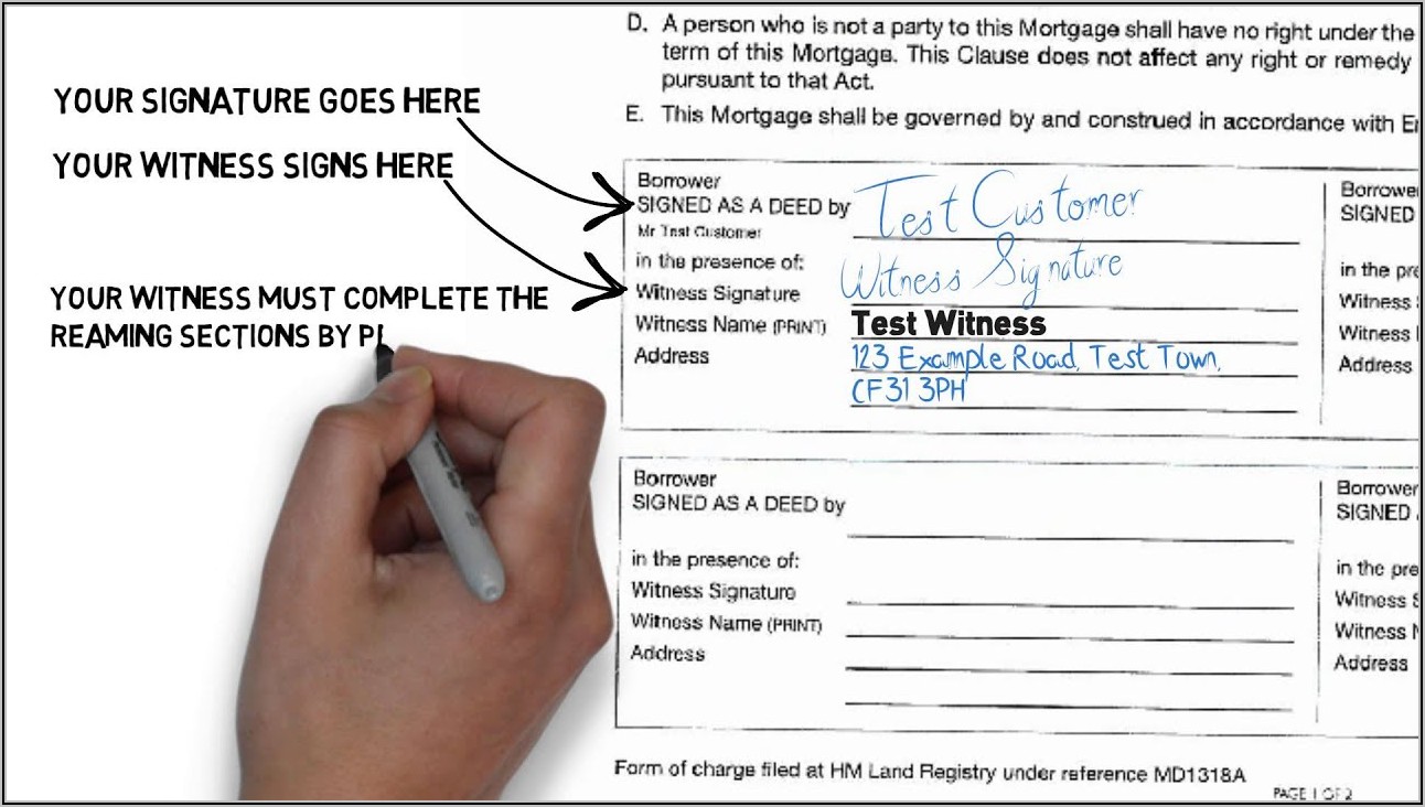 Mortgage Deed Example