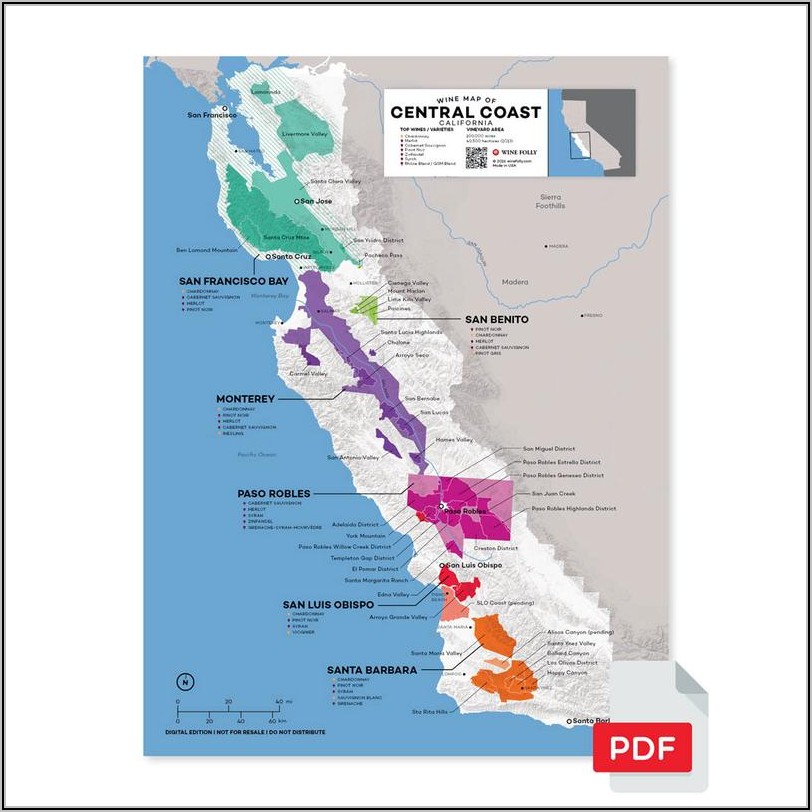 Paso Robles Wine Map Pdf