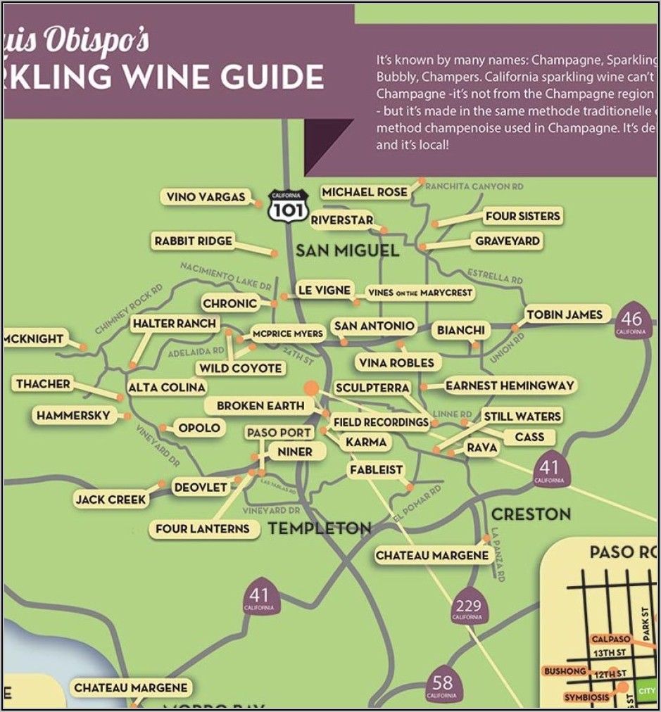 Paso Robles Winery Map