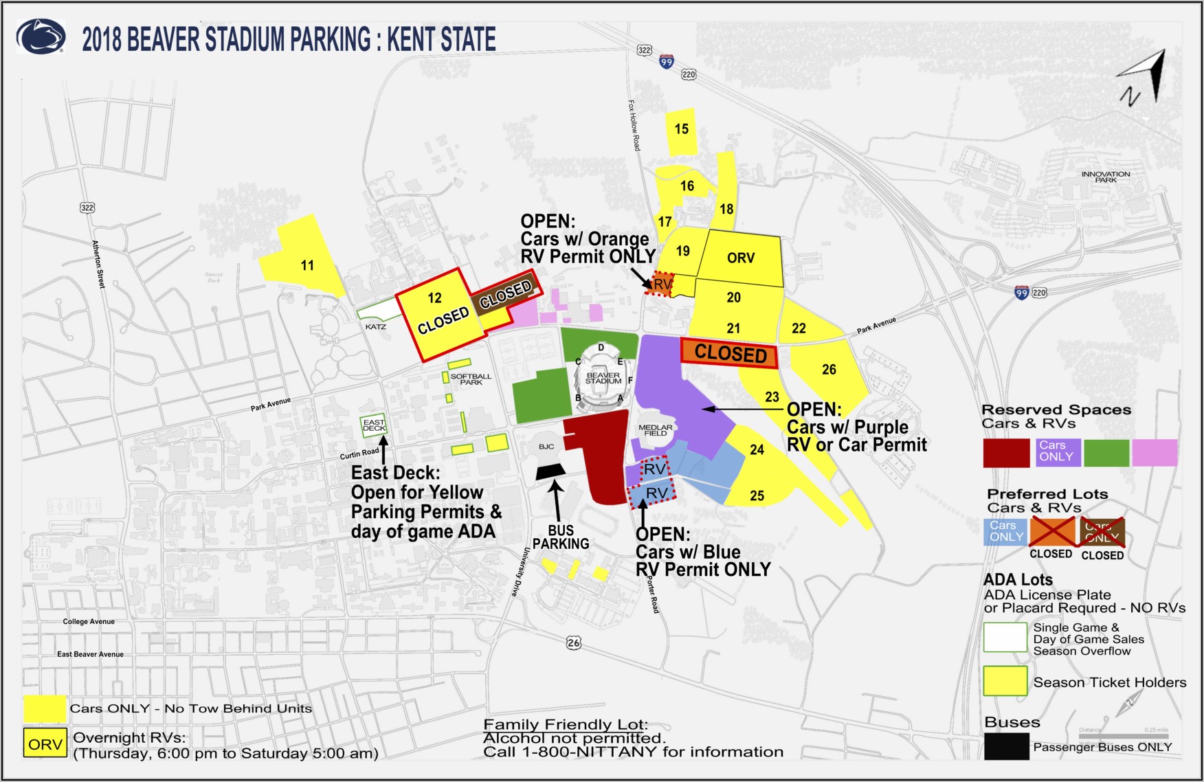 Penn State Campus Map 2018