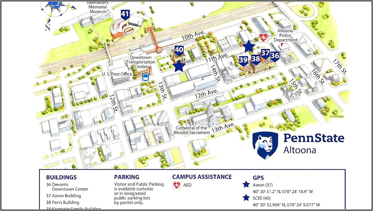 Penn State Harrisburg Campus Map Pdf