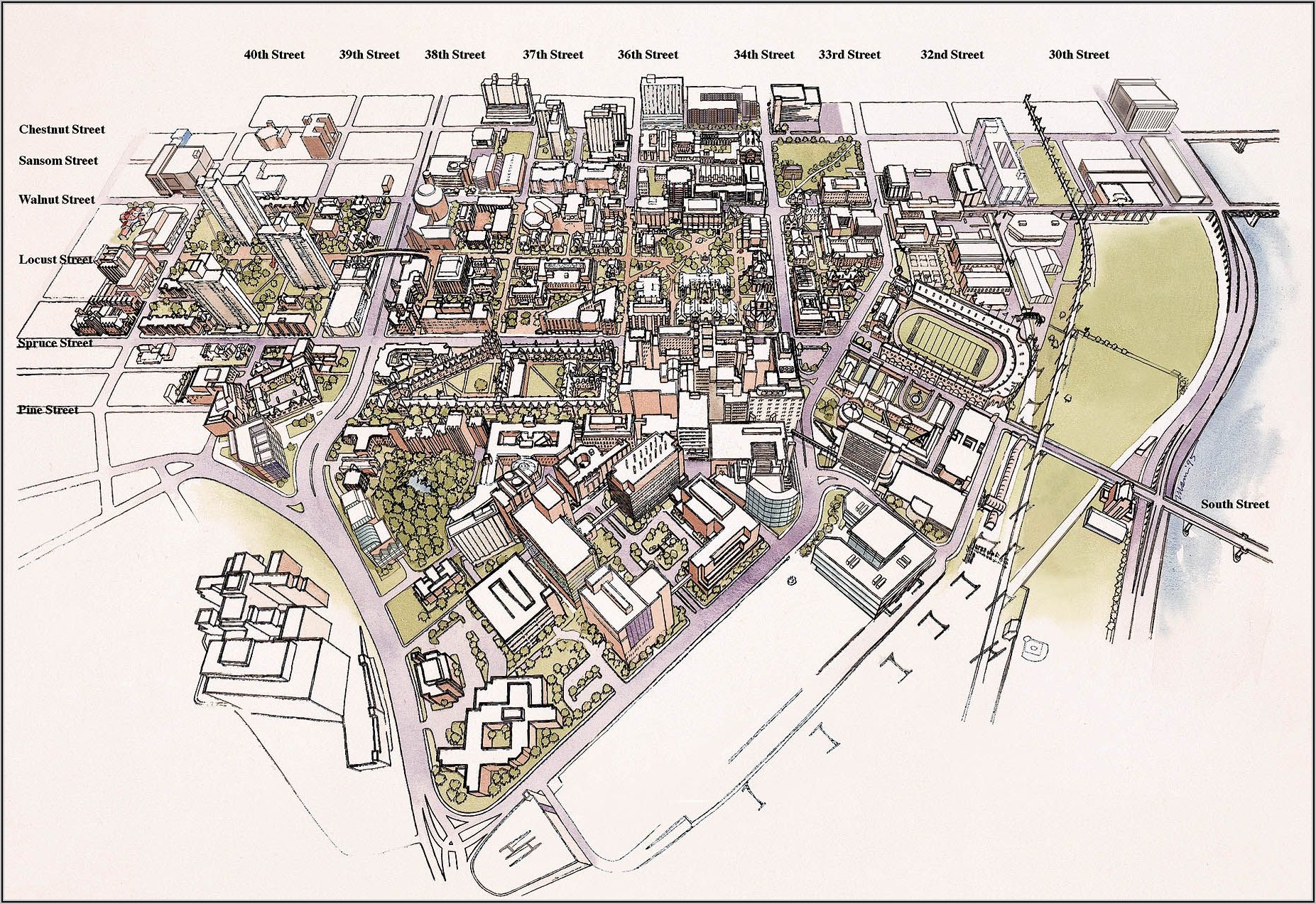 Penn State University Park Campus Map 2018