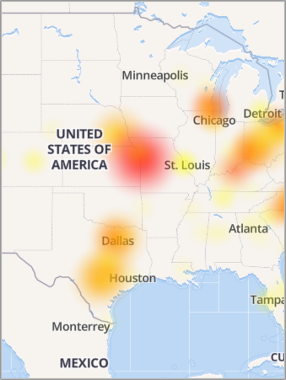 Spectrum Internet Outage Map St Louis