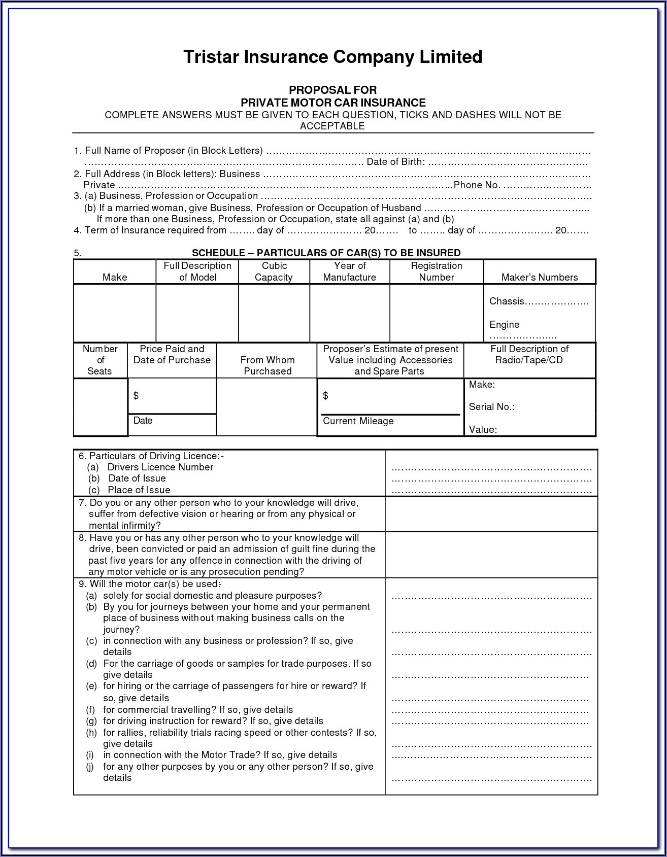 Sr22 Insurance Form Tennessee