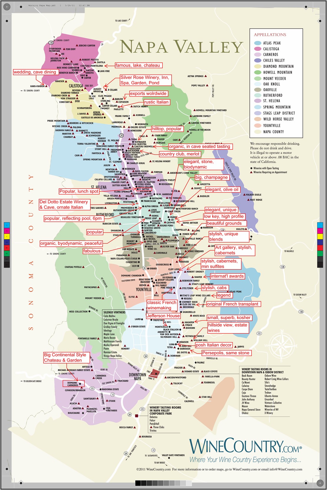 Temecula Wine Map 2019