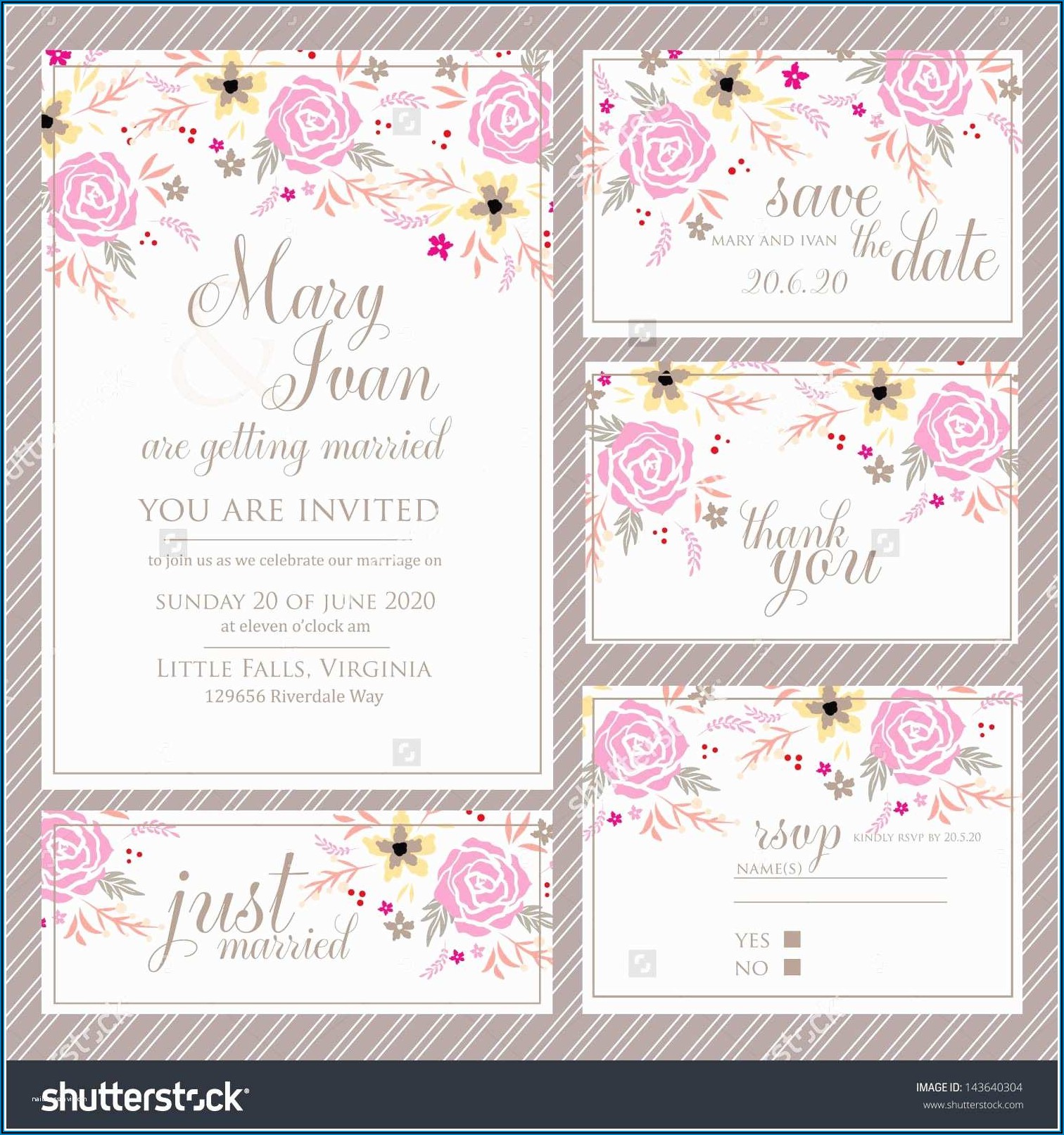 Wedding Invitations With Rsvp Cards Included Uk