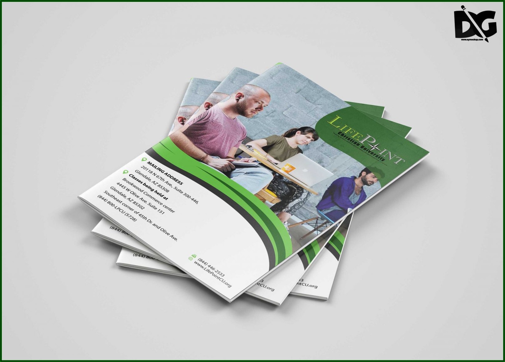 Bi Fold Brochure Template Psd Free Download