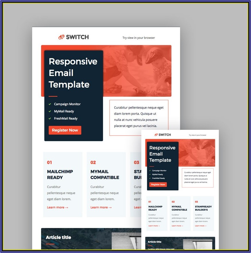 Free Email Newsletter Templates For Mailchimp
