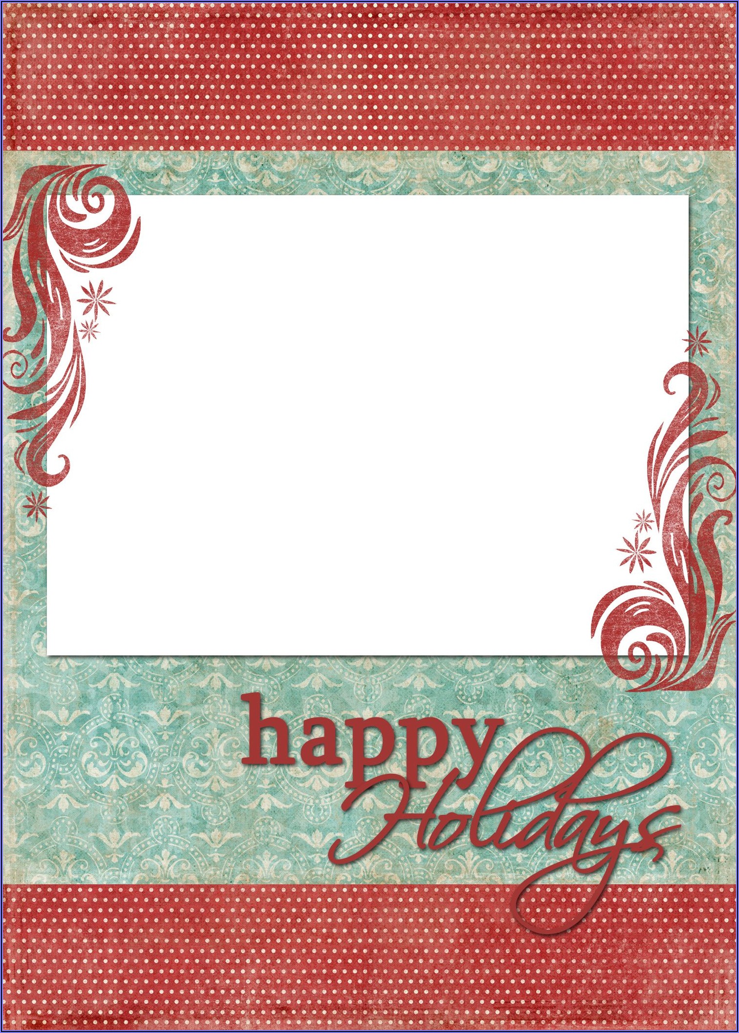 Happy Holidays Card Template