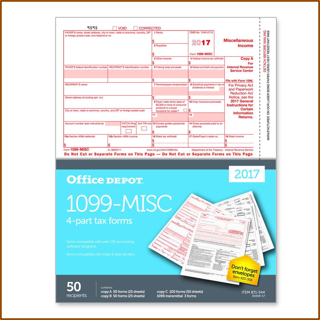 Order 1099 Tax Forms
