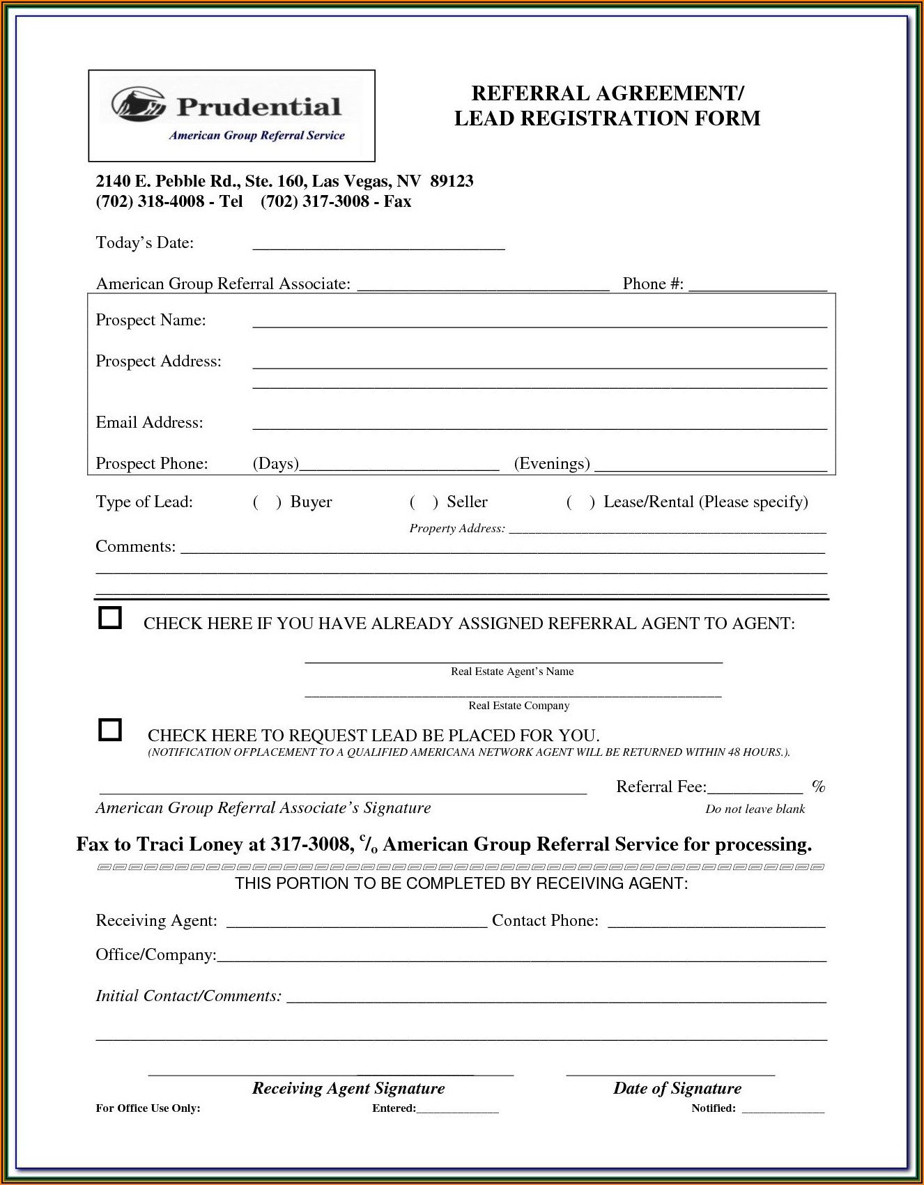 Orthodontic Extraction Referral Form