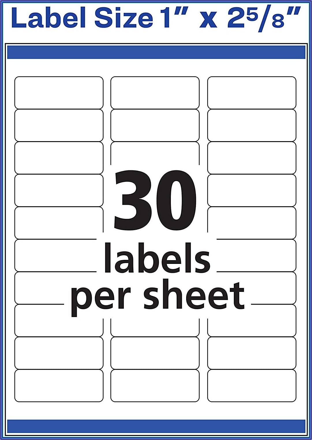 Printing Sticky Labels Template