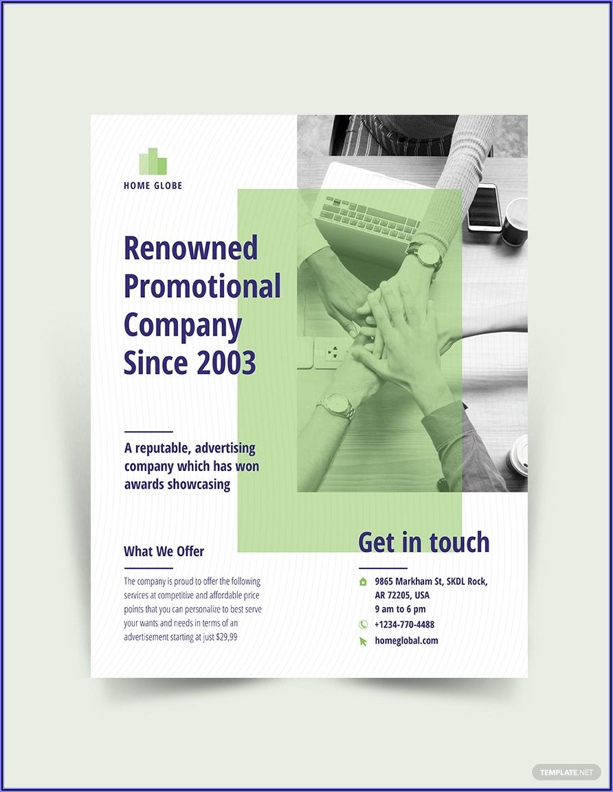 Promotional Flyer Template Word