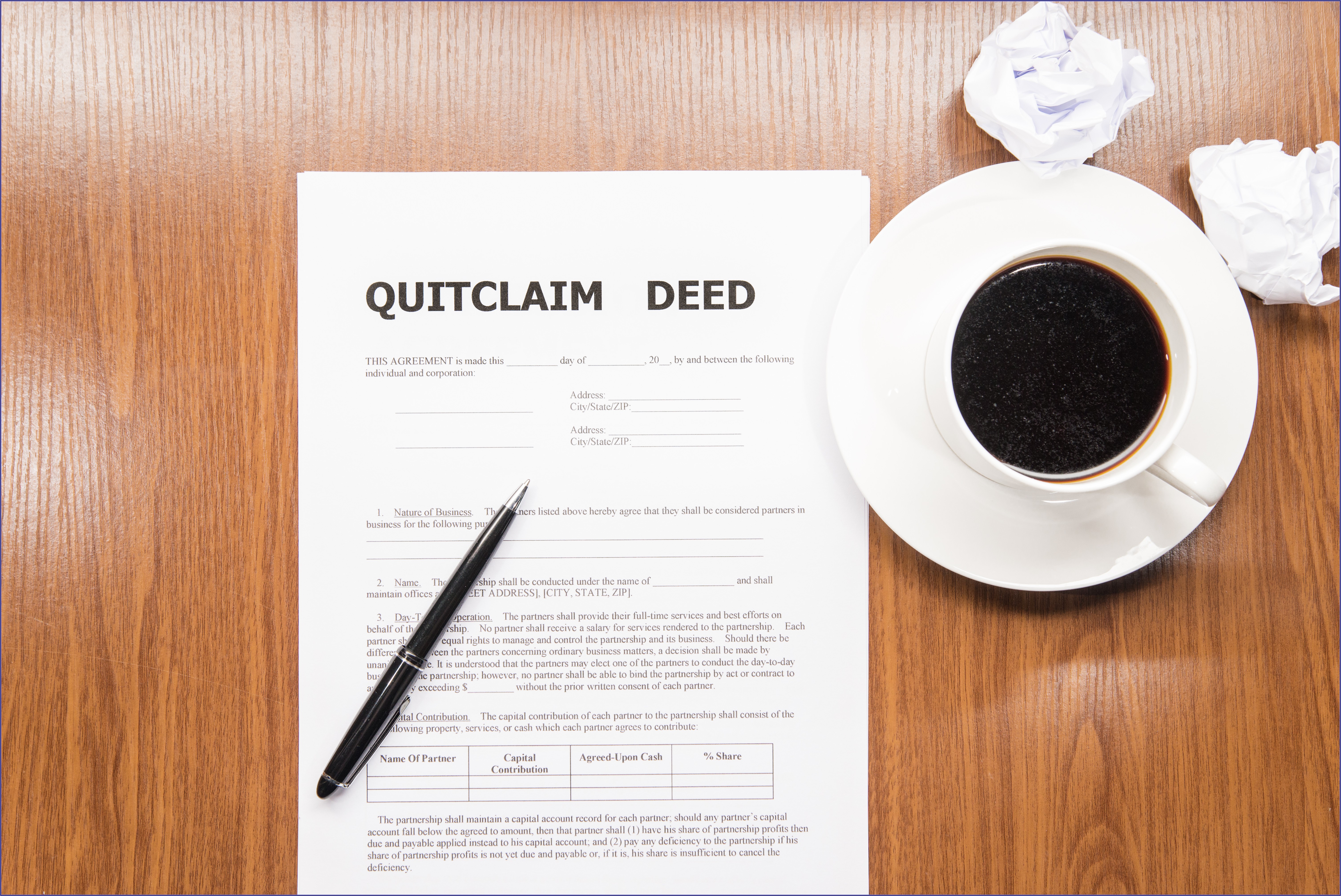 Quit Claim Deed Form Montgomery County Maryland