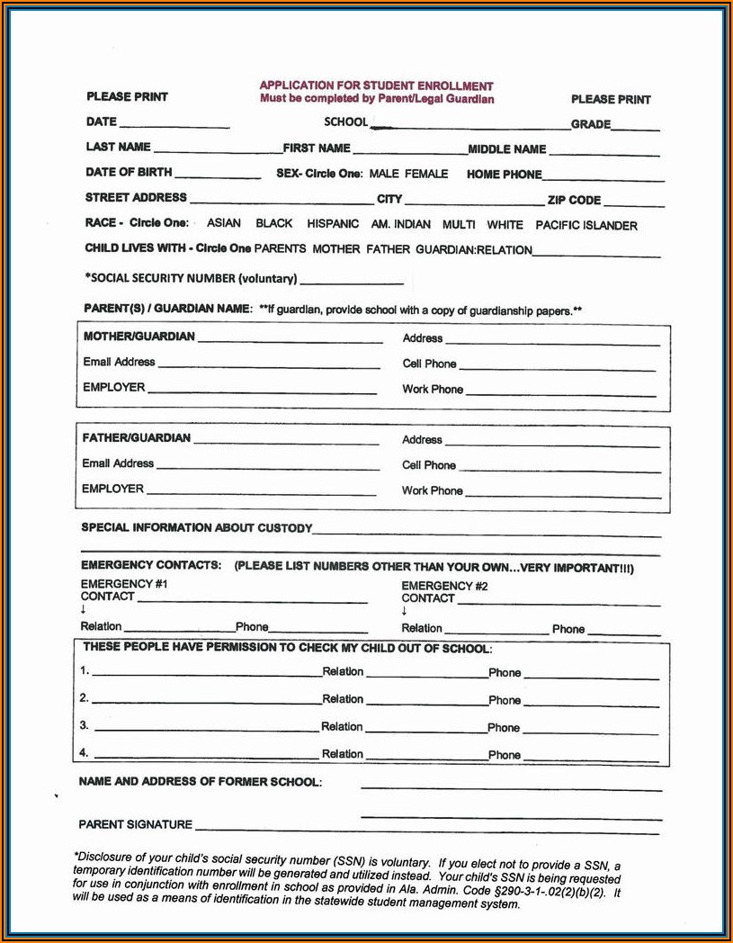 Temporary Custody Form Utah