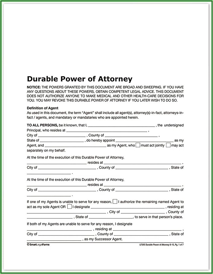 Where Do You Get Durable Power Of Attorney Forms