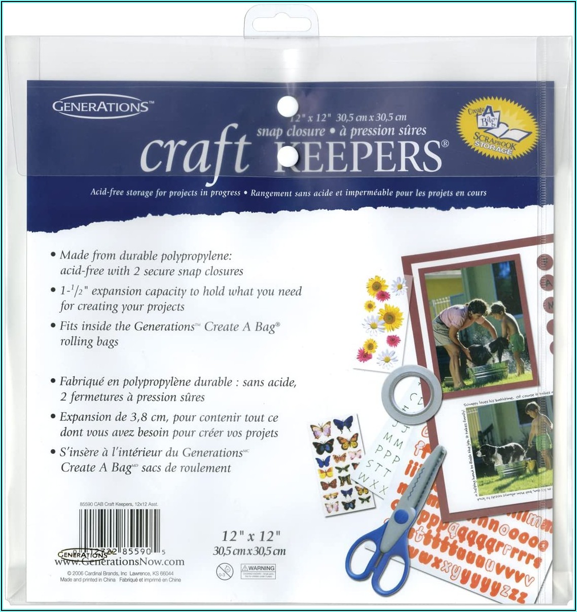 Craft Keepers 12x12 Poly Envelope