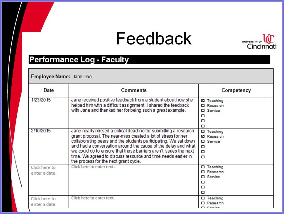 Employee Goal Setting Form Template
