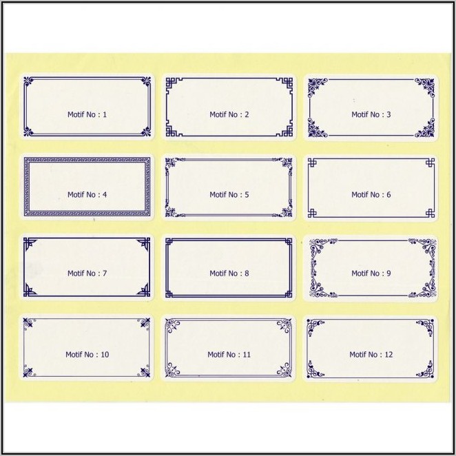 File Cabinet Drawer Label Template Word