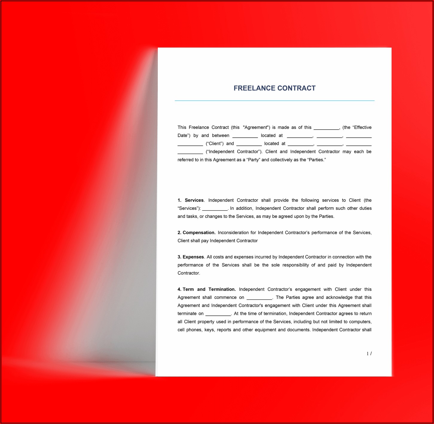 Freelance Actor Contract Templates
