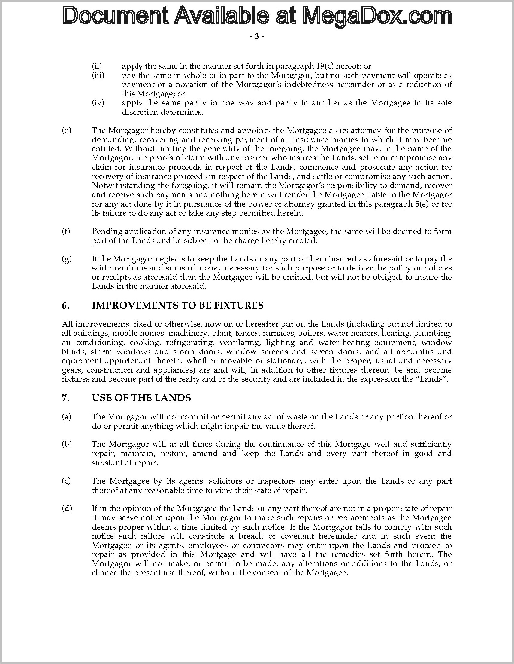 Mortgage And Promissory Note Forms