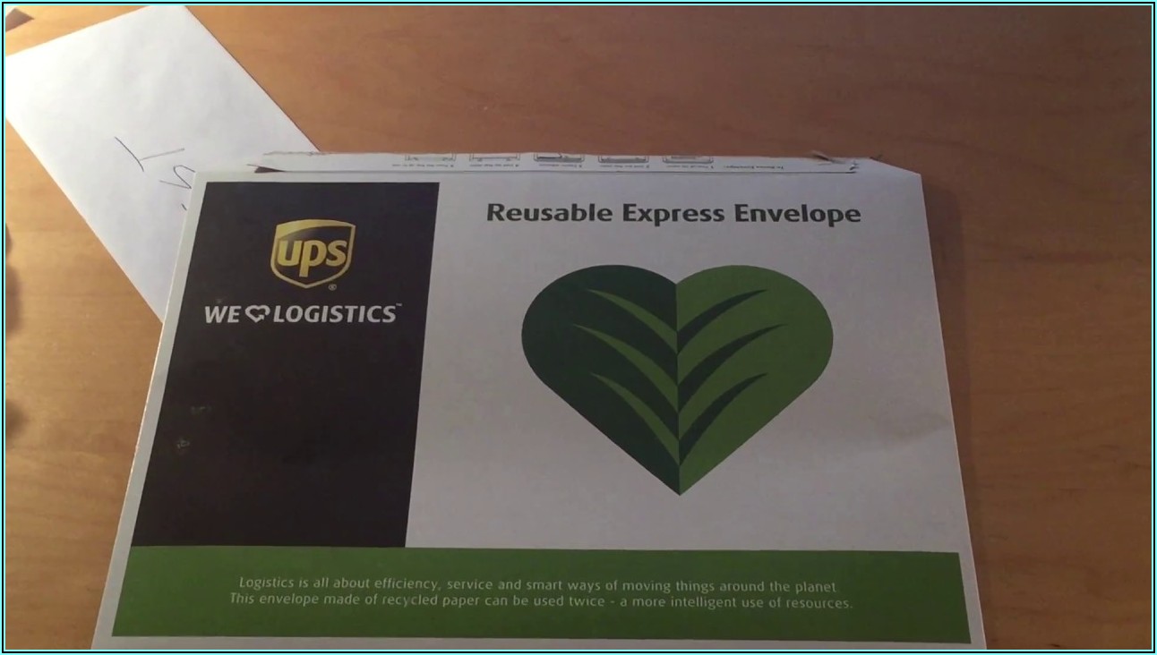 Prepaid Express Mail Envelope Ups