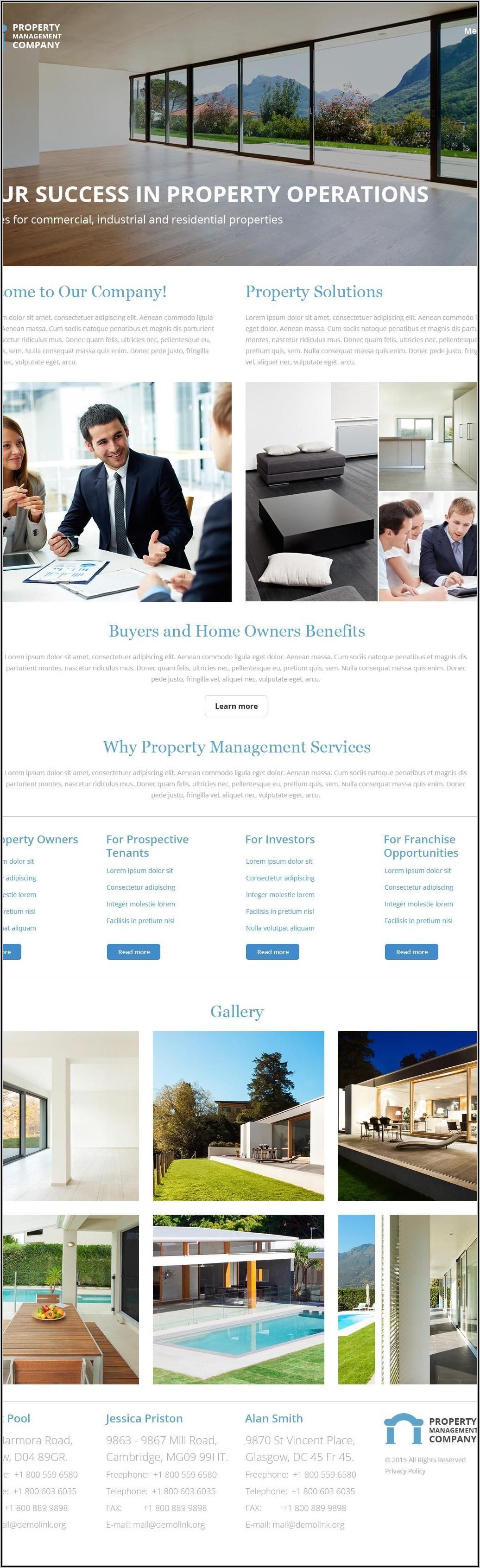 Property Website Templates Free Download