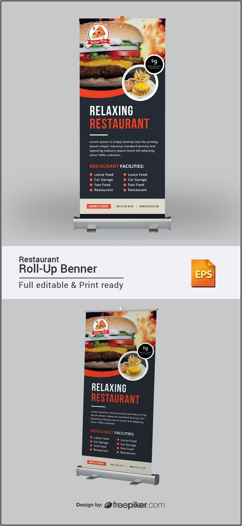 Pull Up Banner Template Pdf