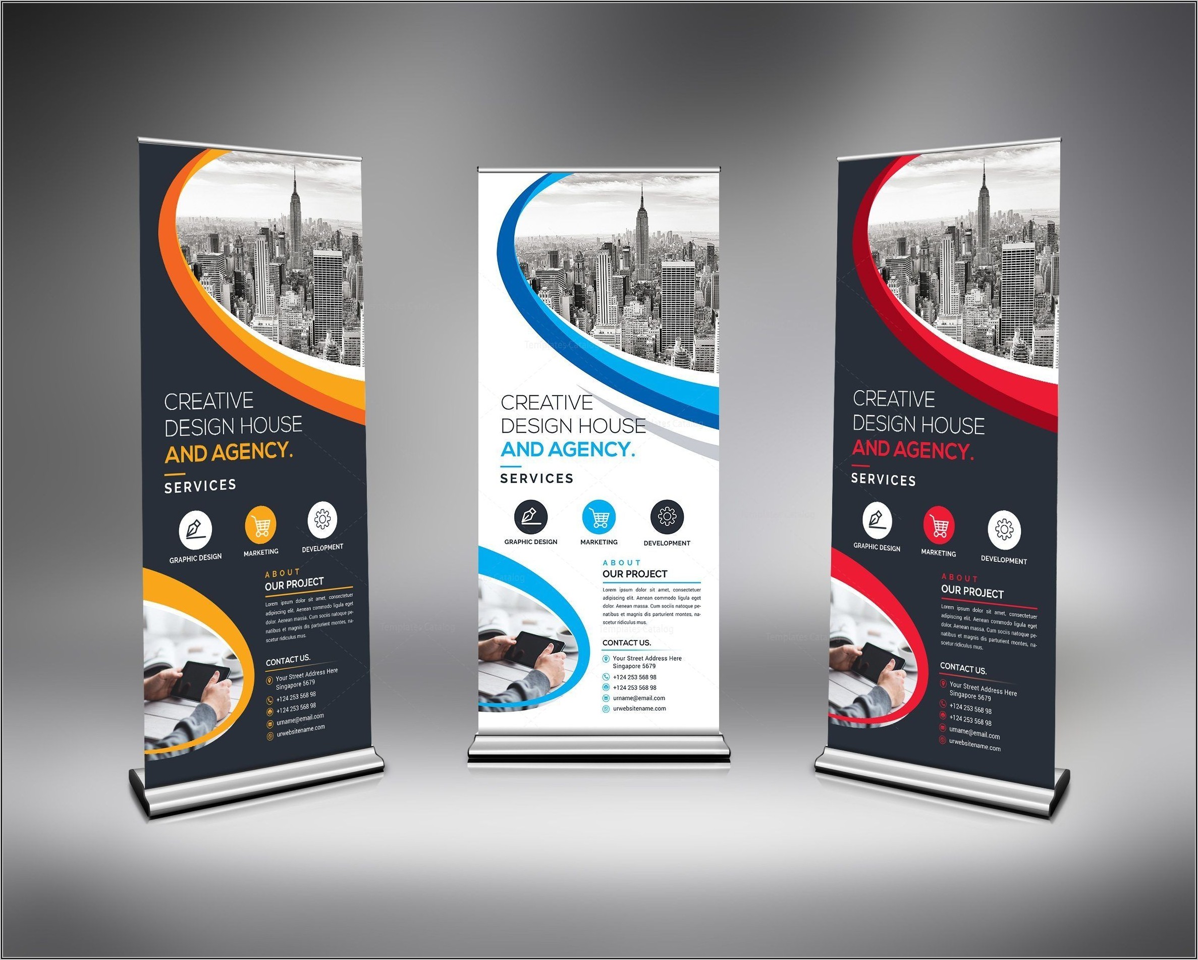 Pull Up Banner Template