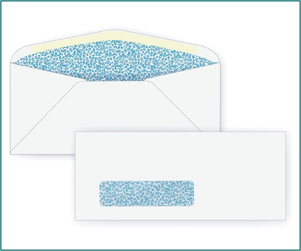 Single Window Envelopes For Quickbooks Checks