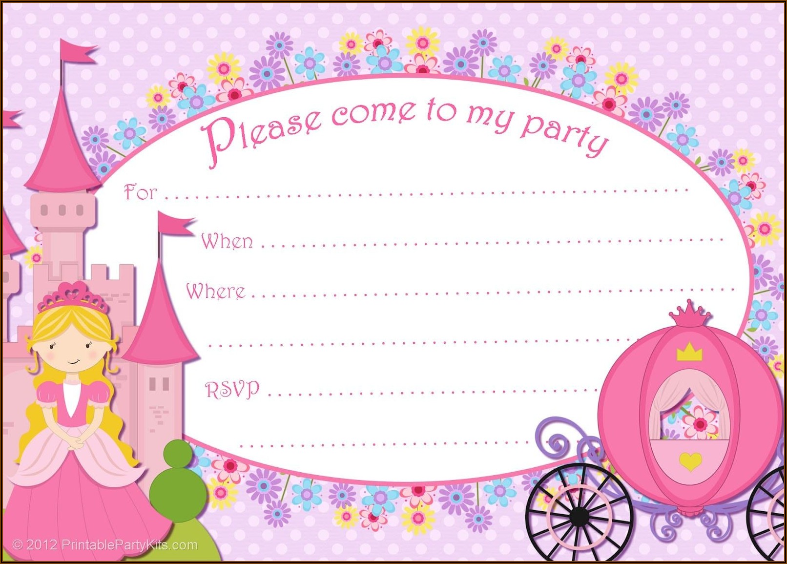 Free Printable Custom Birthday Party Invitations