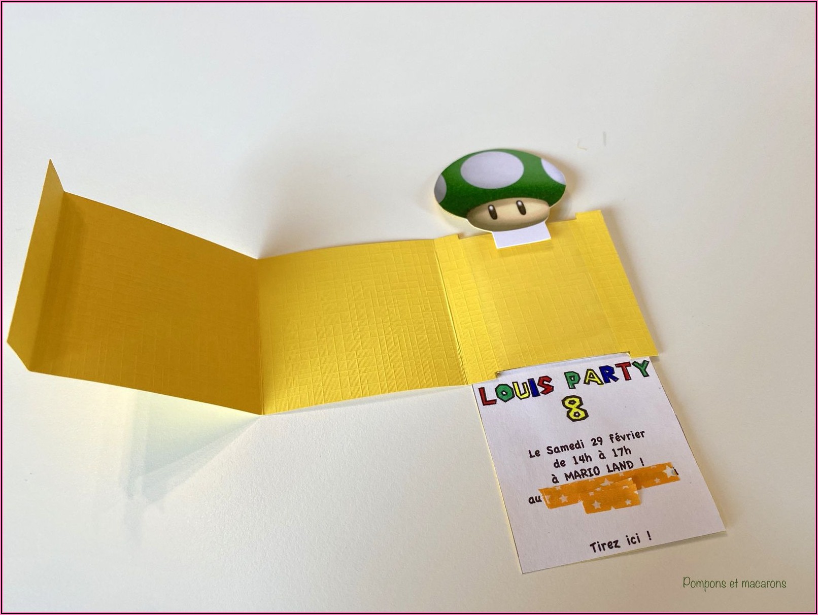 Invitation Anniversaire Mario Bros A Imprimer