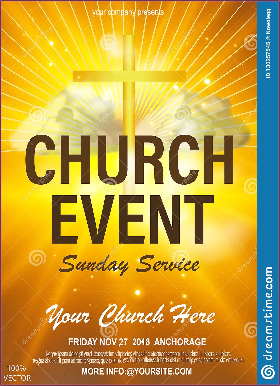 Church Invitation Flyer Template
