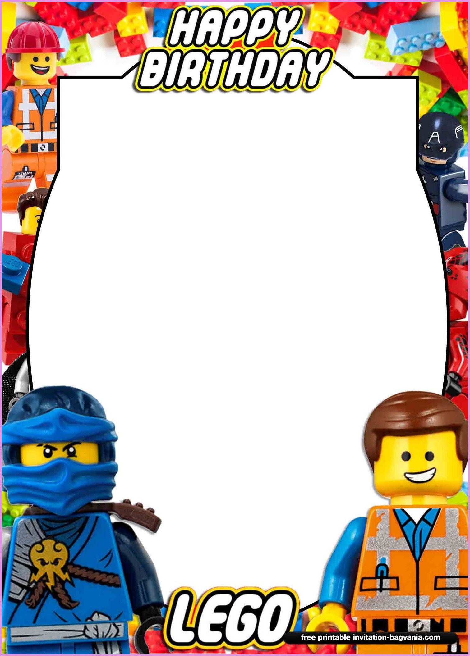 Lego Ninjago Invitations Free Printable
